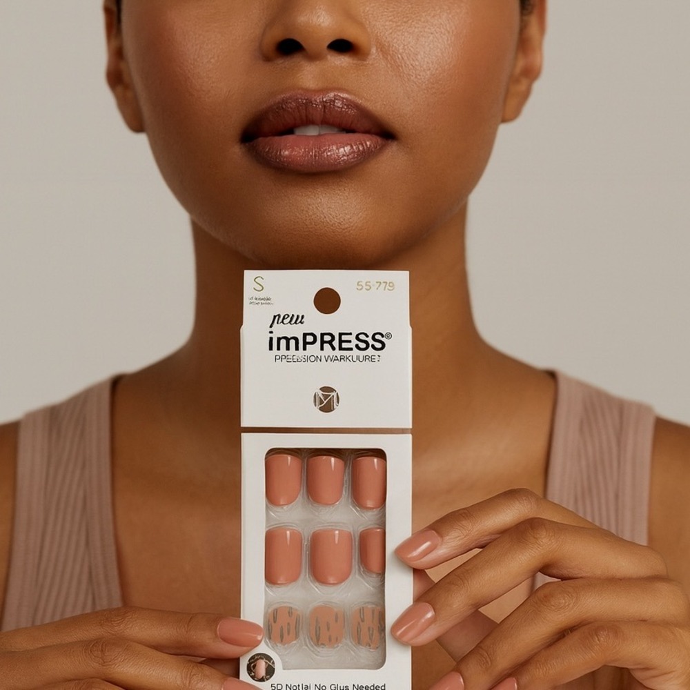 imPRESS Press On Manicure Short Length Miracle 30 Nails No Glue‎ Needed 93-42